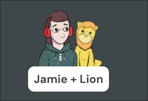 Jamie and Lion logo